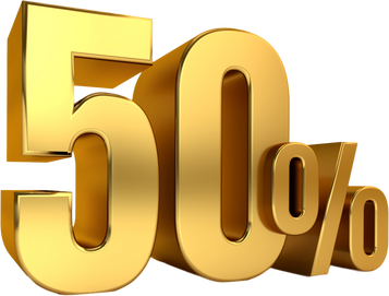 50% Golden Font