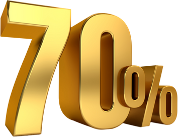 70% Golden Font